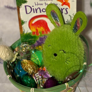 Easter Basket - How to Draw Dinosaurs - Green Bunny