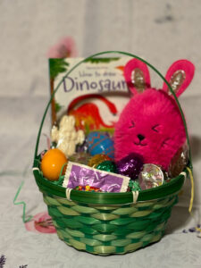 Easter Basket - How to Draw Dinosaurs - Pink Bunny