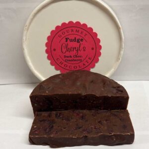 Dark Chocolate Cranberry Fudge