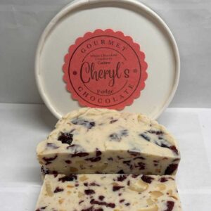 White Chocolate Cranberry/Cashew Fudge