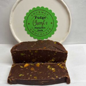 Dark Chocolate With Pistachios Fudge