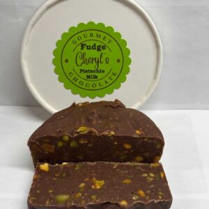 Milk Chocolate With Pistachios Fudge