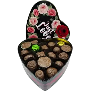Just Love Heart Tin - 36 Piece